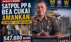 Operasi di Buaran, Satpol PP dan Bea Cukai Amankan 547.880 Batang Rokok Tanpa Cukai