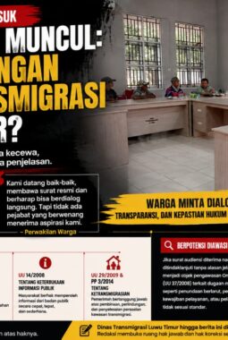 Surat Sudah Masuk, Pejabat Tak Menemui Warga: Eks Timor Timur Pertanyakan Komitmen Dinas Transmigrasi Luwu Timur