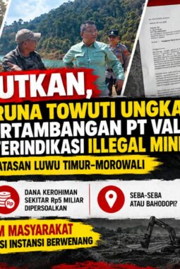Mengejutkan, Karang Taruna Towuti Ungkap Aktivitas Pertambangan PT Vale di Seba-Seba Perbatasan Lutim Morowali Terindikasi Illegal?